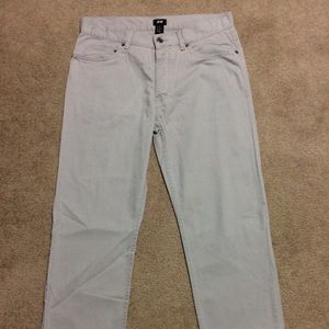 H&M Gray Slim leg pants 30x32